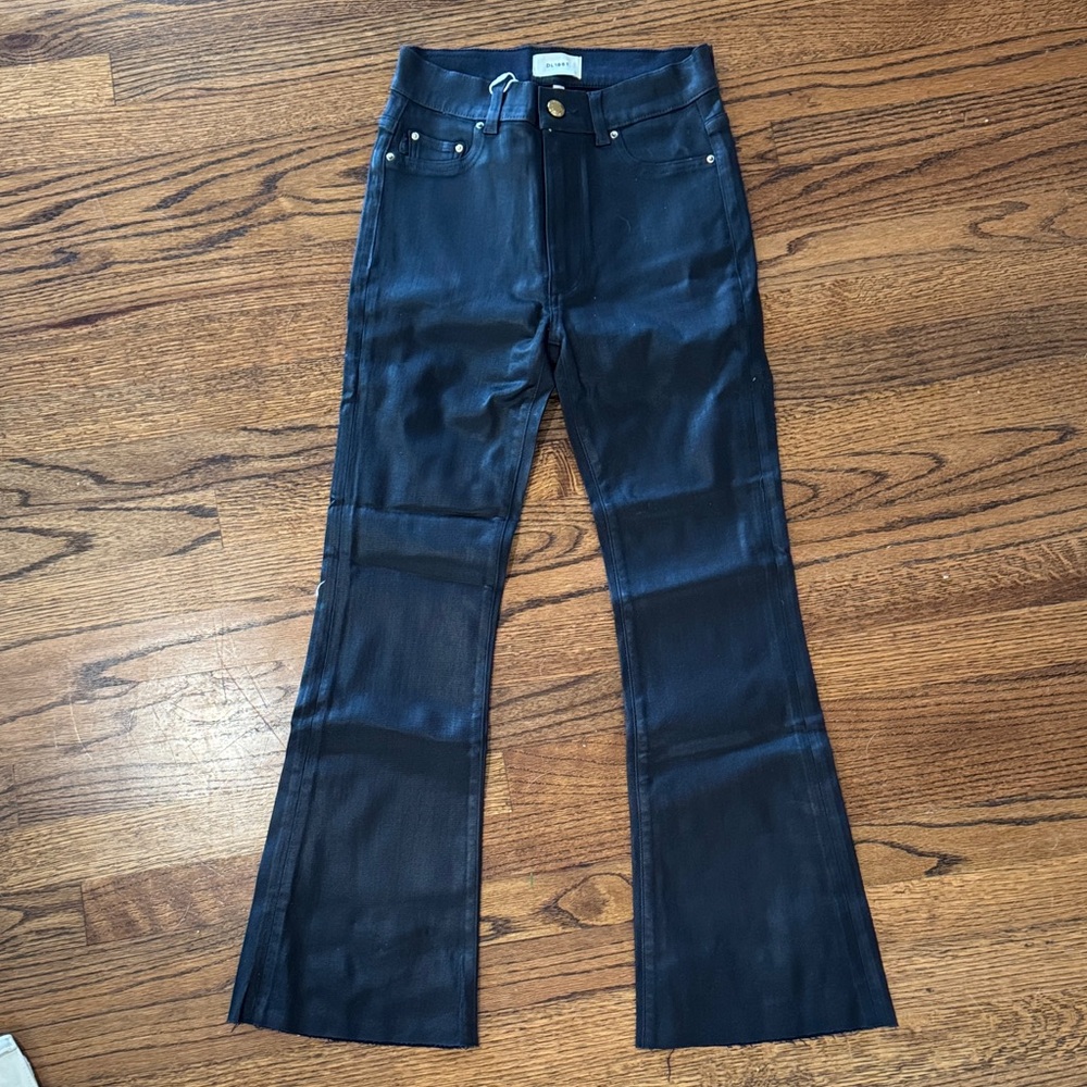 DL1961 Coated denim - cropped bootcut
